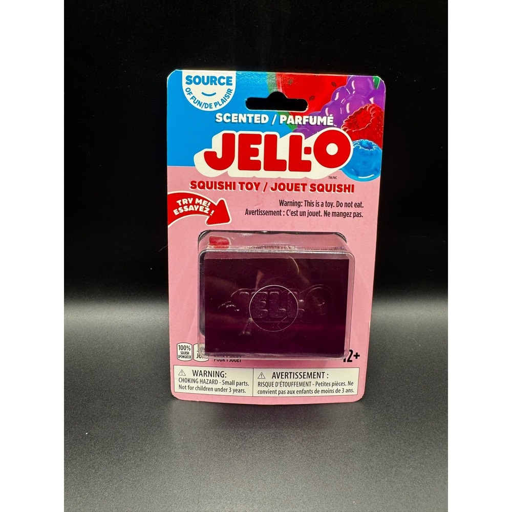 Jell-O Scented Squishi Toy Purple Grape Scented Squishy Incredible Novelties NIP